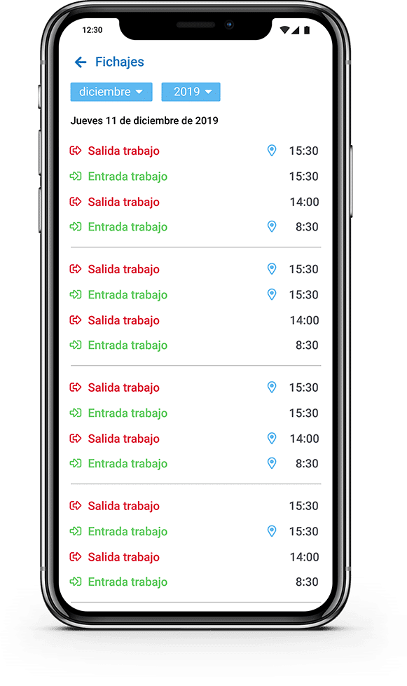 Registro Fichajes HRLOG